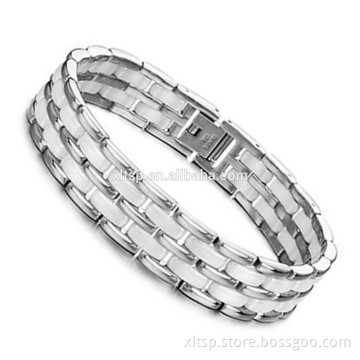 Fashion women health jewelry Ladies watch white ceramics
